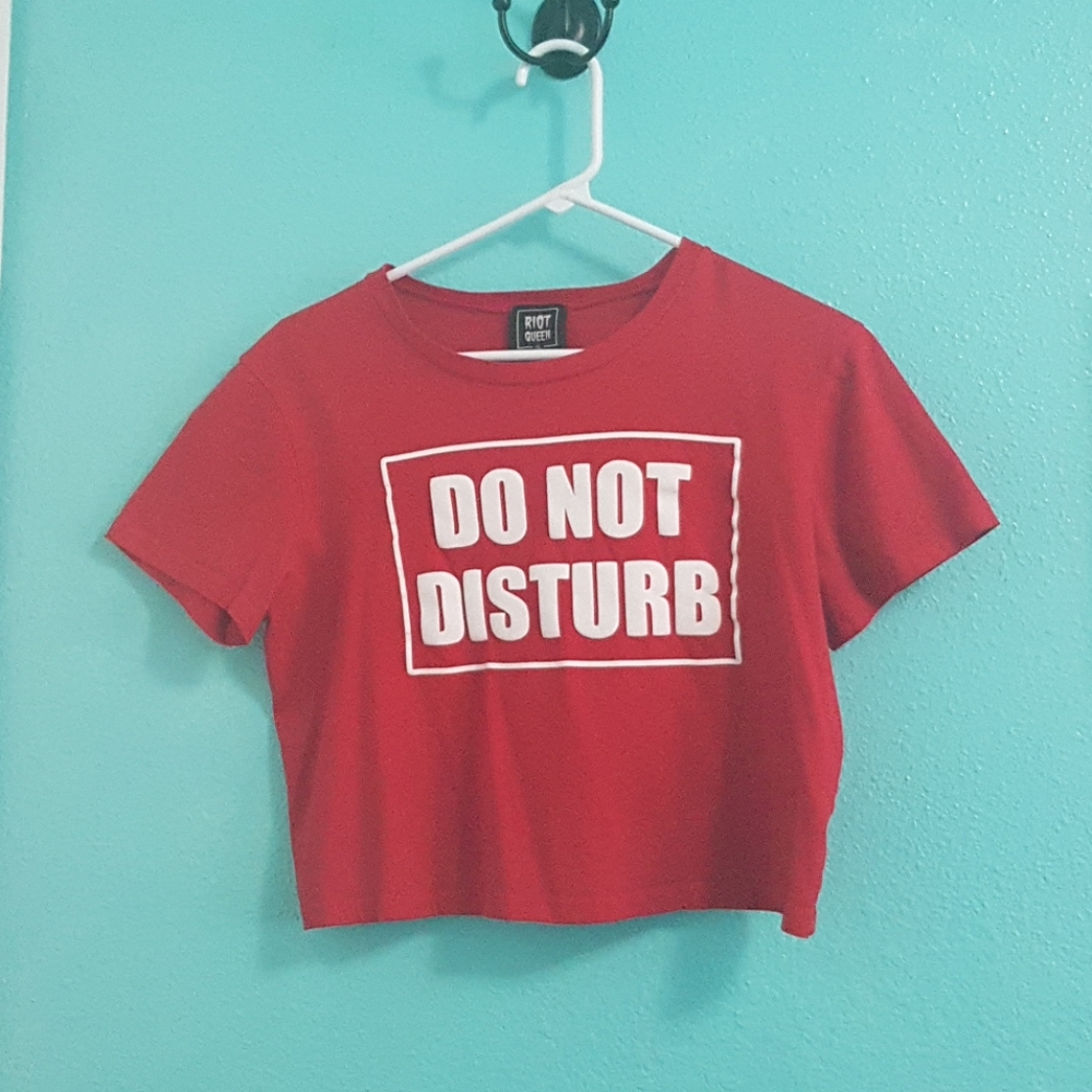 Do Not Disturb Crop Top